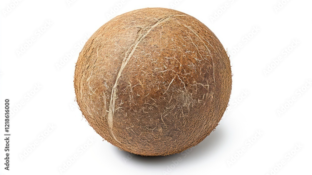 coconut, isolated on white background, full depth of field, clipping path coconut, isolated on white background, full depth of field, clipping path