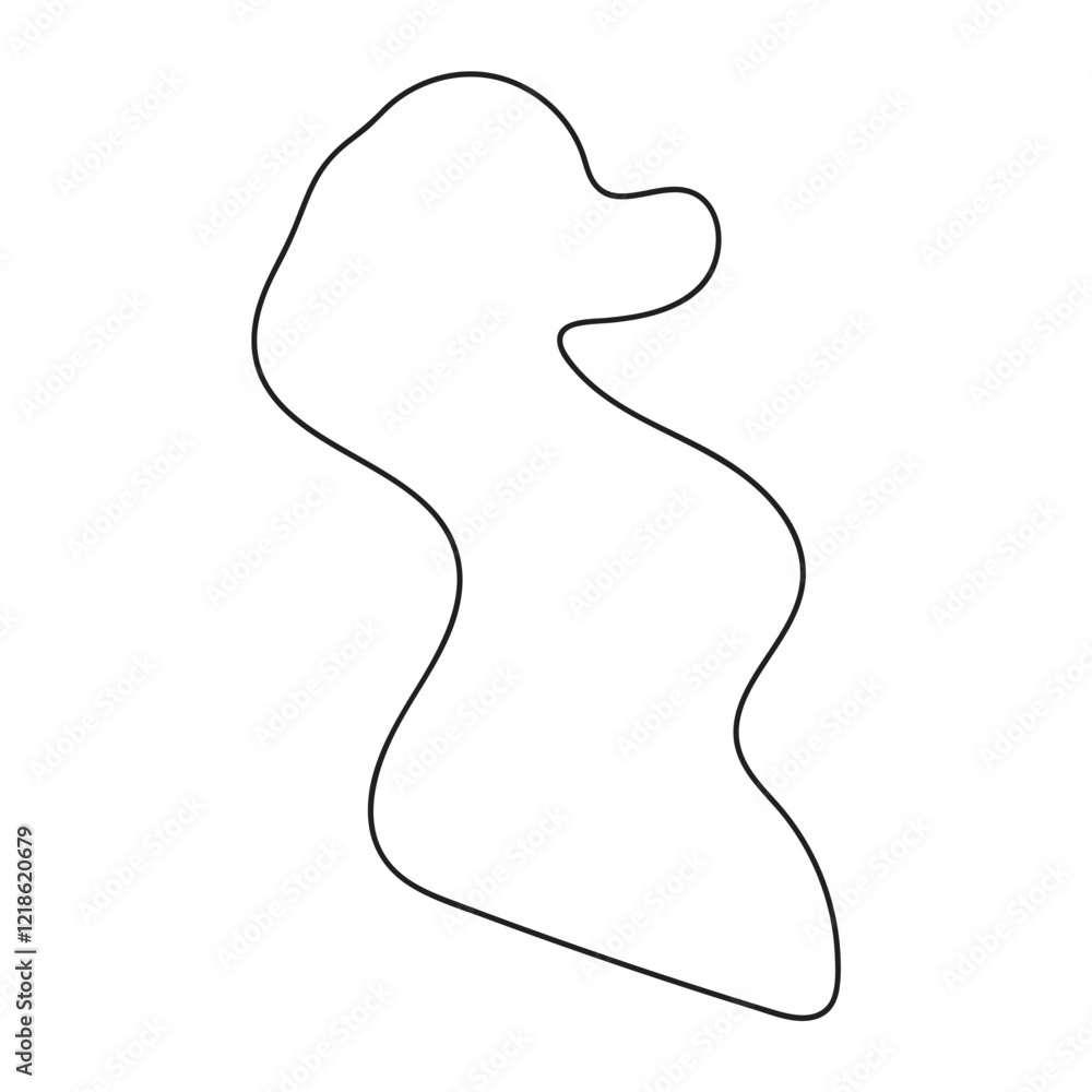 abstract blobs outline for background abstract blobs outline for background