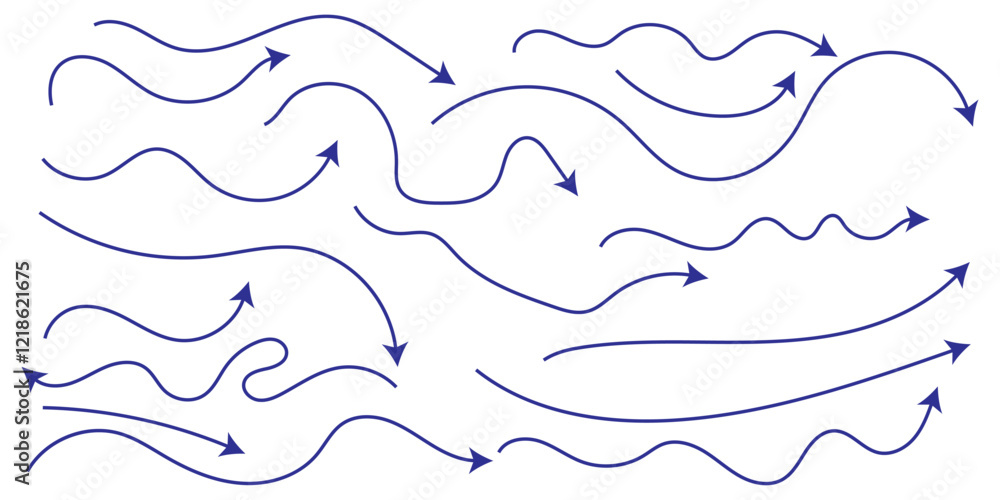 Isolated vector arrows, hand drawn on a white background. Simple Hand-Drawn Arrow Set Blue Vector. Set of arrows blue icons. Circle arrows, rotate arrow, redo process symbol. Isolated vector arrows, hand drawn on a white background. Simple Hand-Drawn Arrow Set Blue Vector. Set of arrows blue icons. Circle arrows, rotate arrow, redo process symbol.