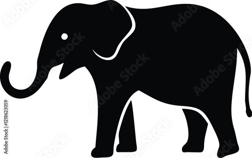 elephant silhouette design image new style