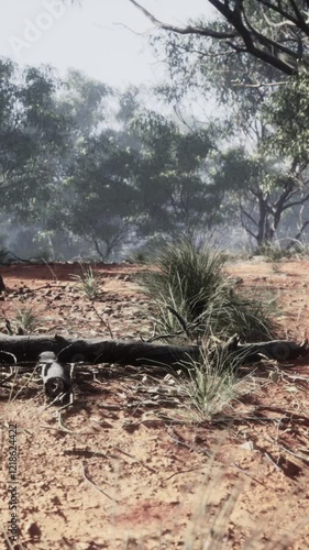 Wallpaper Mural sunset in the australian bush Torontodigital.ca