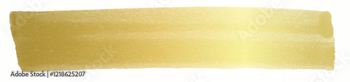 Gold brush watercolor ink stroke label, Editable isolated background