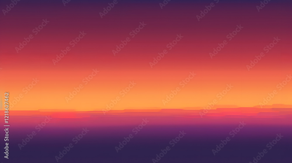 A smooth gradient blending warm sunset colors, generative ai A smooth gradient blending warm sunset colors, generative ai