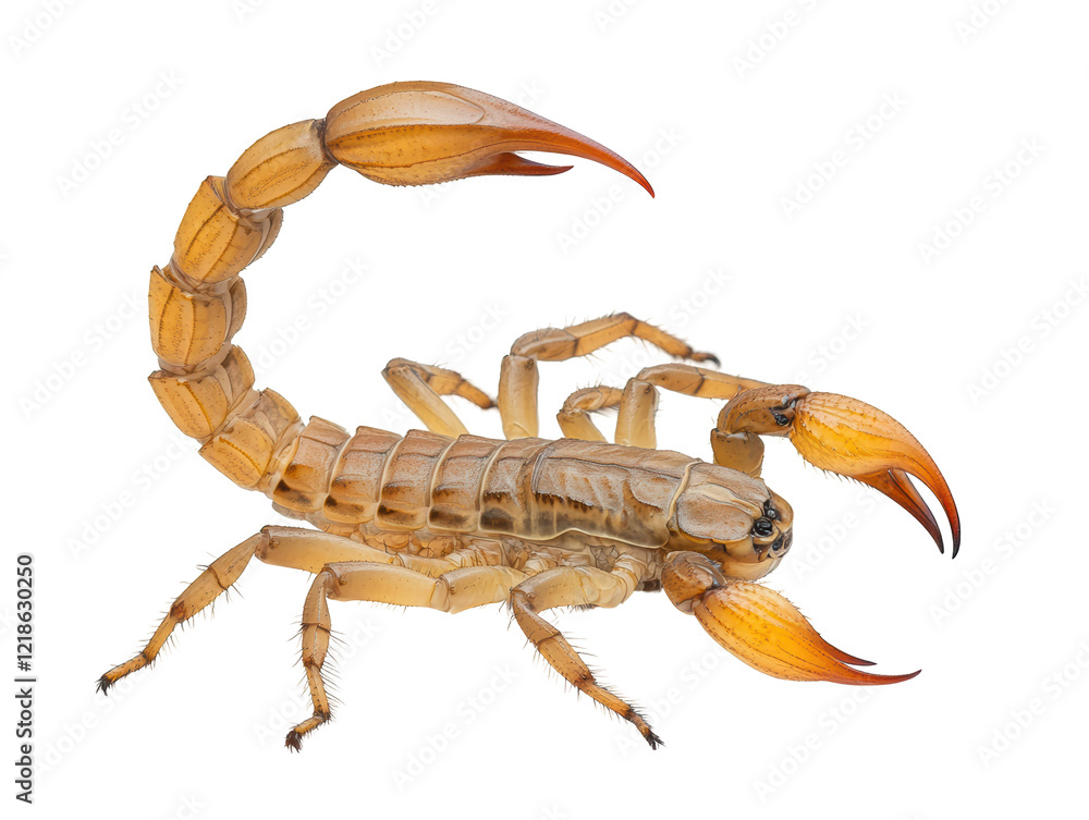 Isolated Yellow Scorpion Isolated Yellow Scorpion