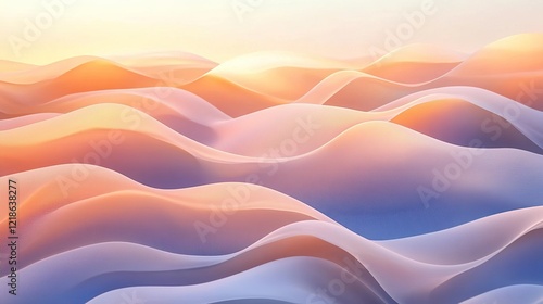 A fading sunrise gradient of soft peach transitioning into dark periwinkle