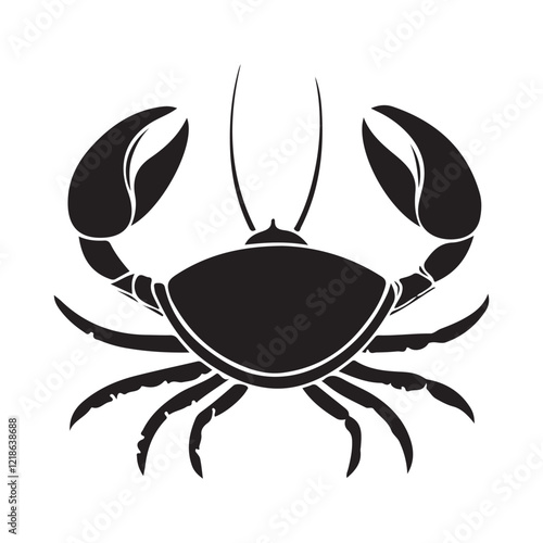 Fish or seafood flat icon design, for food apps and websites. 