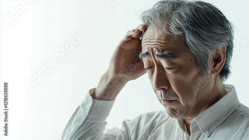 Wallpaper Mural 頭を抱える日本人男性 Torontodigital.ca