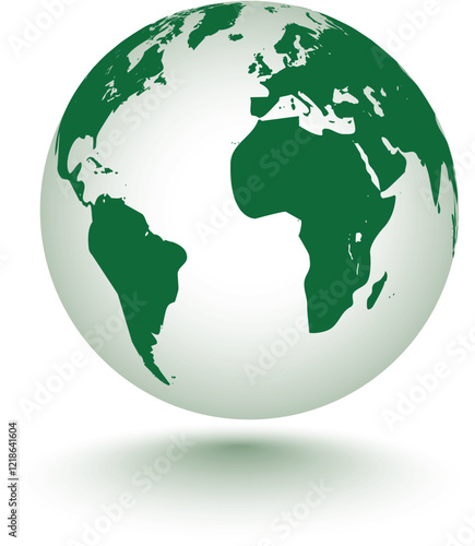 Green Globe Icon