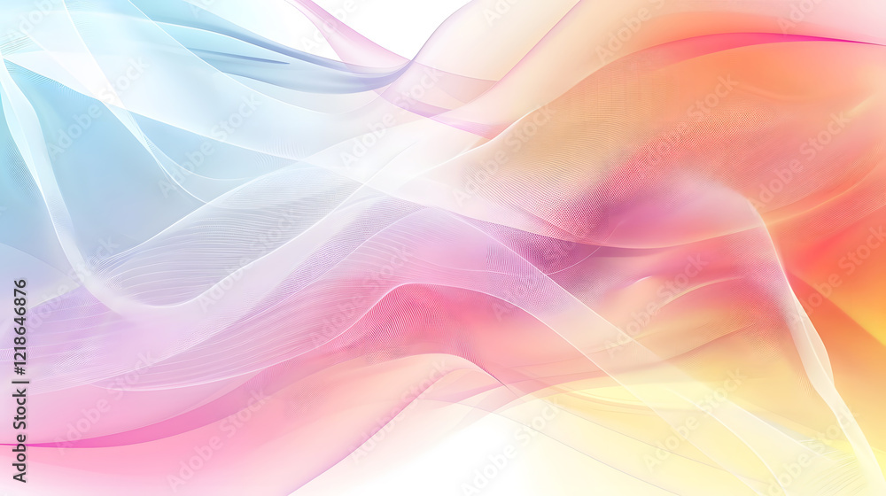 Obraz premium Abstract blurred gradient background, generative ai
