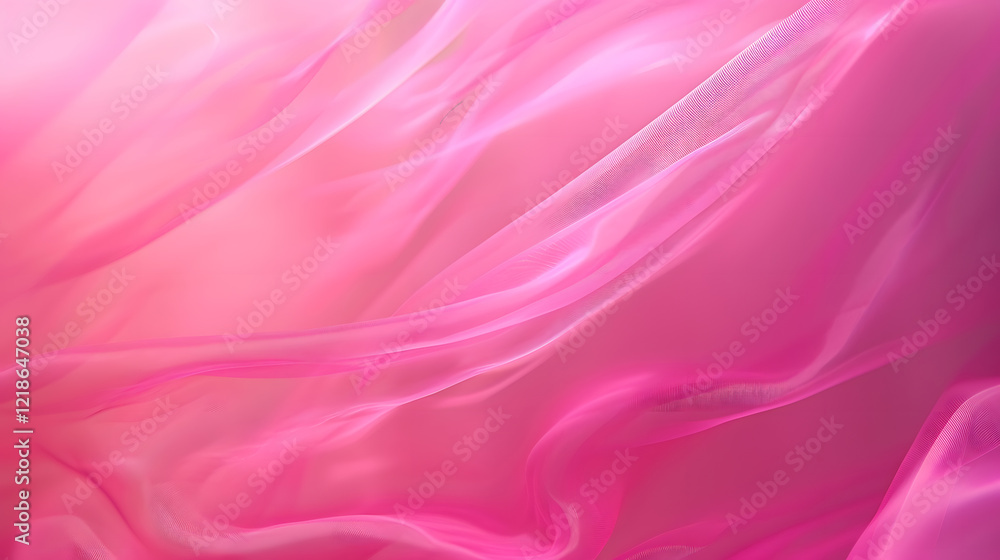 Obraz premium Abstract blurred soft focus of bright pink color background concept, generative ai