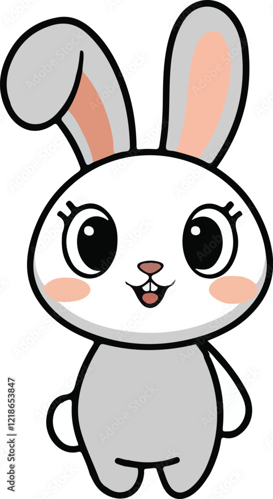a cute rabbit beautiful design image a cute rabbit beautiful design image