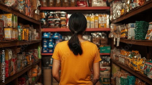 Wallpaper Mural Small business owner conducting inventory in a stockroom urban setting gigapixel standard scale focused viewpoint Torontodigital.ca