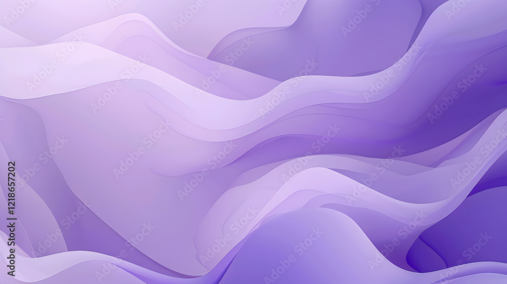 Obraz premium Abstract pastel purple gradient background representing an ecology concept, generative ai