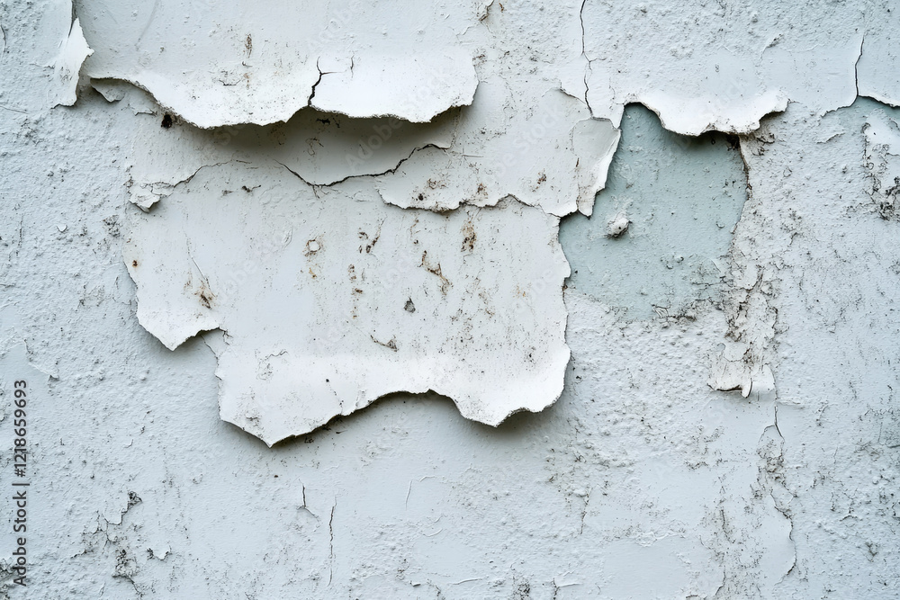 Obraz premium A high-resolution grunge paper texture with uneven spots, rough edges, and distressed details, perfect for adding depth to designs. 