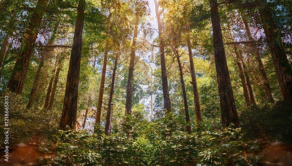 Fototapeta premium Every visit to the park offers new discoveries. 