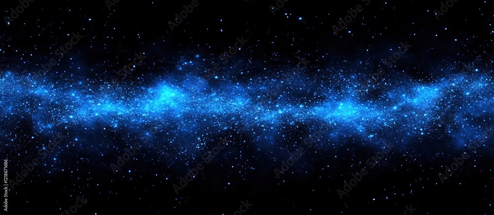 Fototapeta premium Celestial River: A Symphony of Stars and Nebulae