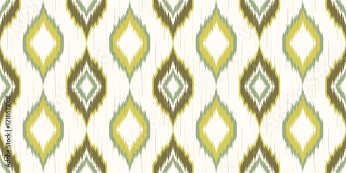 Ethnic ikat seamless pattern.beautiful pattern. floral embroidery, bohemian style, abstract flower art print. ethnic ikat abstract art. seamless fabric. ikat design for fabric, wallpaper, clothing.	