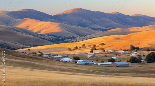 Golden Hour Ranch Nestled In Rolling Hills