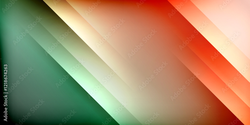 Obraz premium Dynamic shadow lines geometric shapes