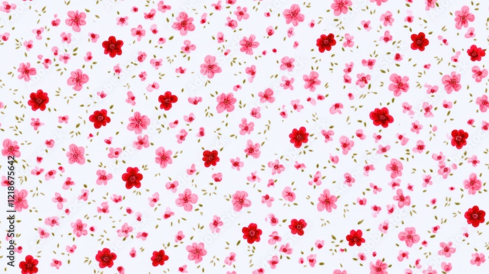 Charming retro floral pattern featuring delicate small flowers in vibrant colors for a nostalgic touch. Charming retro floral pattern featuring delicate small flowers in vibrant colors for a nostalgic touch.
