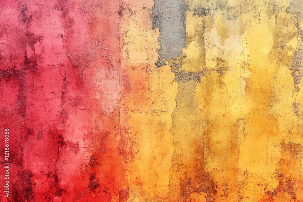 Vibrant abstract wall art showcasing warm colors blending harmoniously in a modern design Vibrant abstract wall art showcasing warm colors blending harmoniously in a modern design