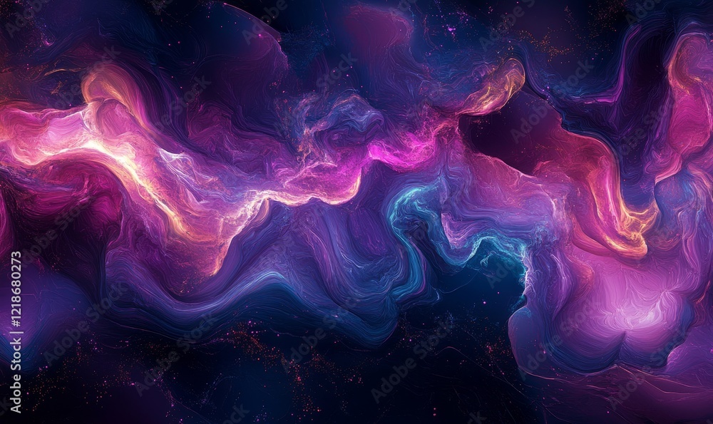 Fototapeta premium Abstract 3D Background, Generative AI