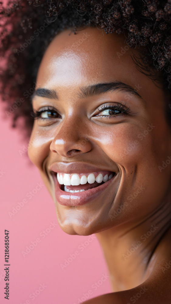 Radiant Young Woman with Joyful Smile and Dewy Skin, Perfect for Valentine's Day Marketing, Beauty Campaigns, and Social Media Ads Radiant Young Woman with Joyful Smile and Dewy Skin, Perfect for Valentine's Day Marketing, Beauty Campaigns, and Social Media Ads