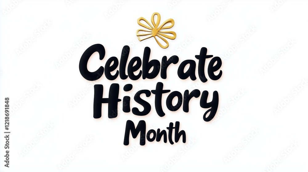 Celebrate Black History Month - Simple and elegant text design on a bright white background, perfect for a timeless and impactful message. Celebrate Black History Month - Simple and elegant text design on a bright white background, perfect for a timeless and impactful message.