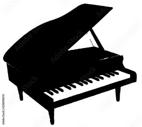 piano　ピアノ　グランドピアノ　おもちゃピアノ　楽器のアイコン