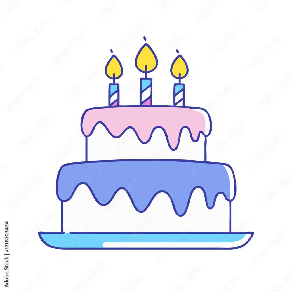 birthday cake icon, birthday cake vector illustration-simple illustration of birthday cake, perfect for birthday cake logos and icons birthday cake icon, birthday cake vector illustration-simple illustration of birthday cake, perfect for birthday cake logos and icons