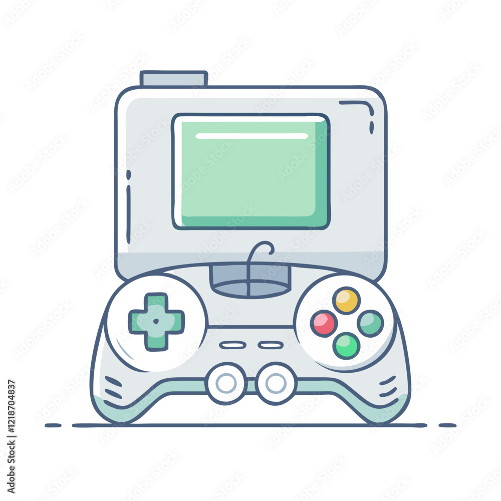 game console icon, game console vector illustration-simple illustration of game console, perfect for game console logos and icons game console icon, game console vector illustration-simple illustration of game console, perfect for game console logos and icons