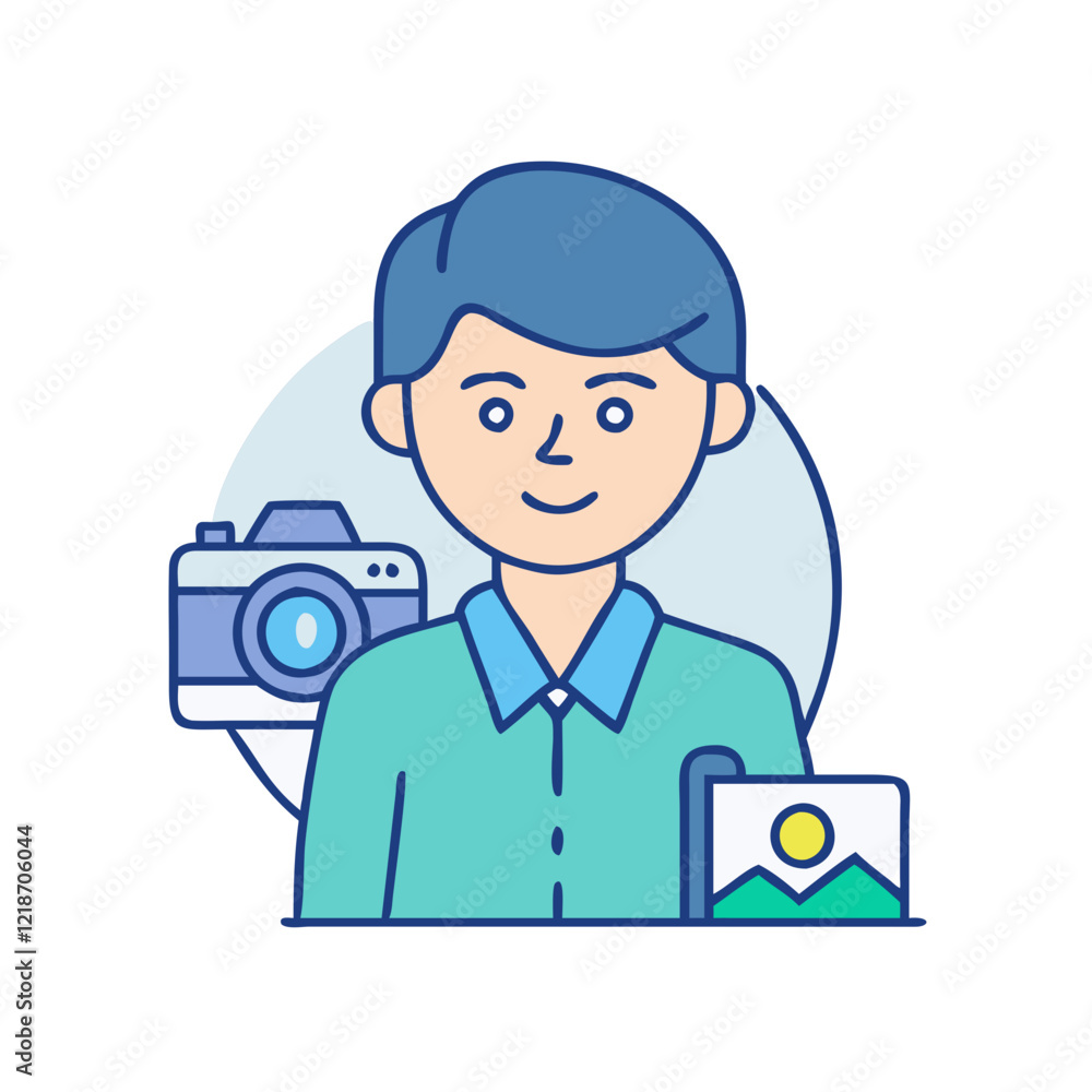 photographer icon, photographer vector illustration-simple illustration of photographer, perfect for photographer logos and icons photographer icon, photographer vector illustration-simple illustration of photographer, perfect for photographer logos and icons
