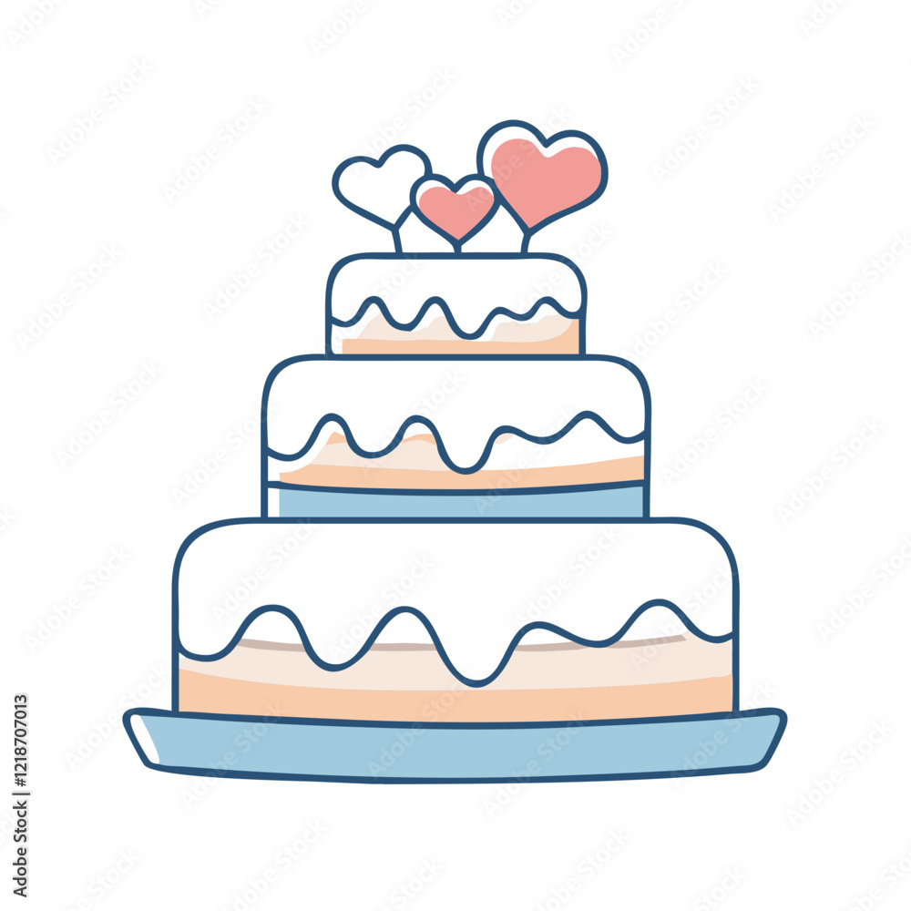 wedding cake icon, wedding cake vector illustration-simple illustration of wedding cake, perfect for wedding cake logos and icons wedding cake icon, wedding cake vector illustration-simple illustration of wedding cake, perfect for wedding cake logos and icons