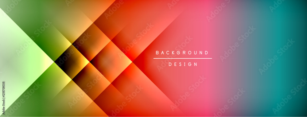 Dynamic shadow lines with gradient colors geometric background Dynamic shadow lines with gradient colors geometric background