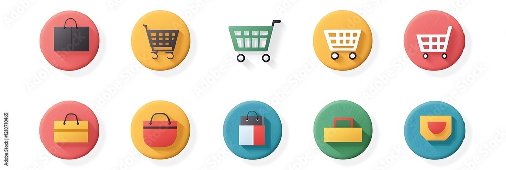 E-commerce Tool Icons with a Professional Style in High-Resolution Realistic Clarity E-commerce Tool Icons with a Professional Style in High-Resolution Realistic Clarity