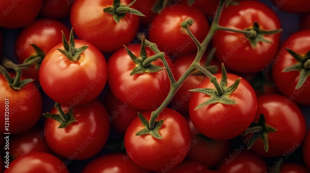 Fresh Red Tomatoes on Vines, Vibrant and Juicy Produce Highlighting Natural Beauty of Farm Fresh Ingredients for Culinary Inspirations Fresh Red Tomatoes on Vines, Vibrant and Juicy Produce Highlighting Natural Beauty of Farm Fresh Ingredients for Culinary Inspirations
