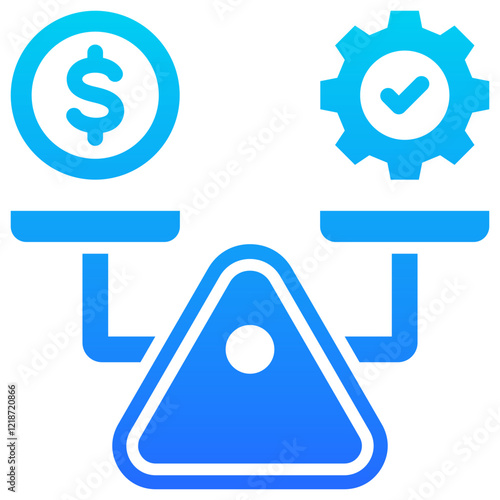 Break Even Point Icon