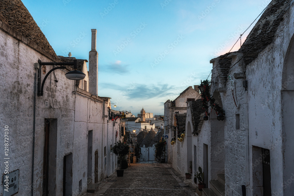 Fototapeta premium Streets of Alberobello Trulli
