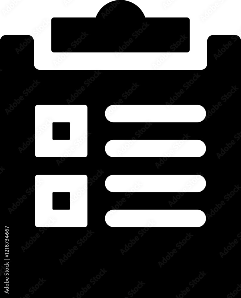 Rounded Filled Checklist Icon Rounded Filled Checklist Icon