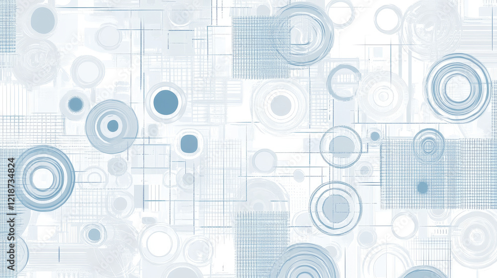 Obraz premium abstract background with circles