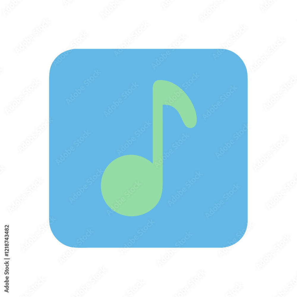 music icon button vector illustration music icon button vector illustration