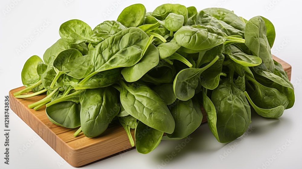 Fresh, vibrant green spinach leaves, isolated on white, are a healthy, organic ingredient for salads, smoothies, and vegetarian diets Fresh, vibrant green spinach leaves, isolated on white, are a healthy, organic ingredient for salads, smoothies, and vegetarian diets