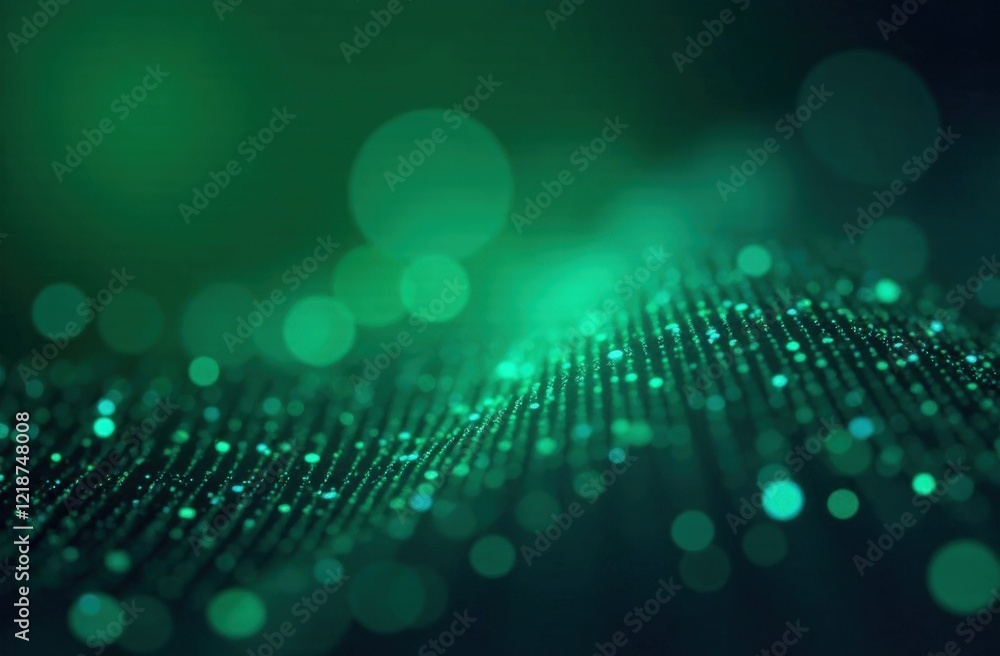 Abstract gradient hologram dynamic wave of particles. Digital technology background Abstract gradient hologram dynamic wave of particles. Digital technology background