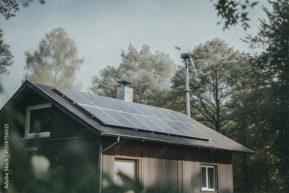 Eco-Friendly Cabin in the Woods