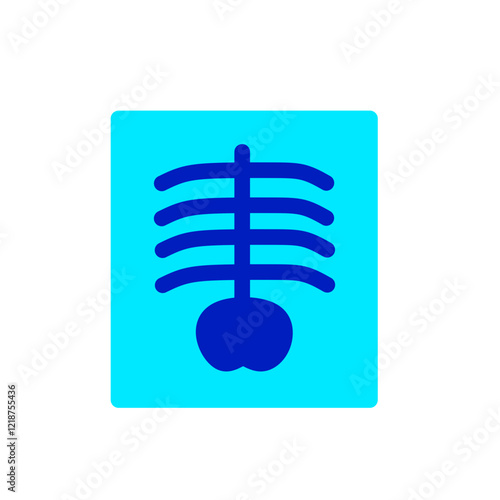 x-ray duo tone icon