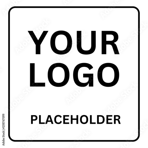 Your logo placeholder content creation social media