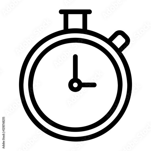 chronometer line icon