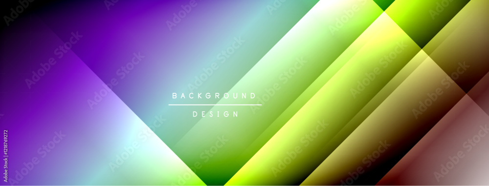 Dynamic shadow lines with gradient colors geometric background Dynamic shadow lines with gradient colors geometric background