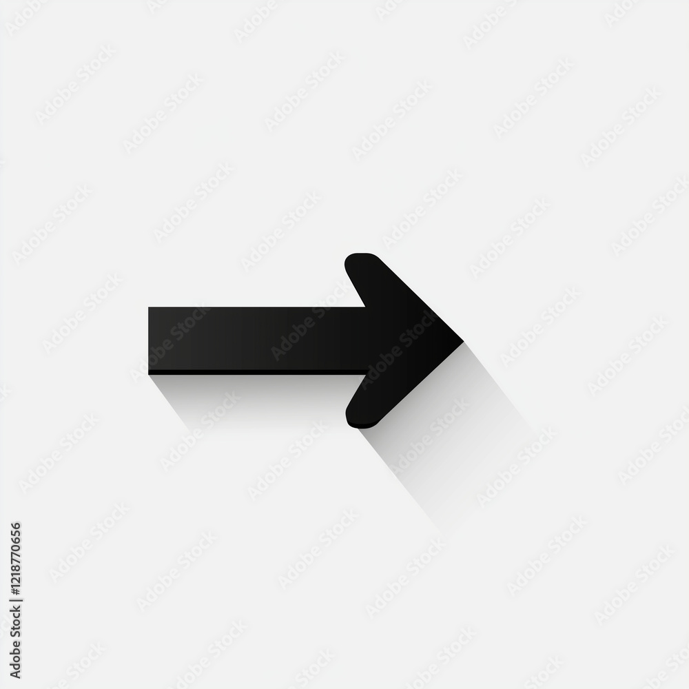 A simple black arrow, white background, vector style, flat design, simple shapes, simple lines, minimalism, white space on the left and right side of an icon, minimalist, simple ic A simple black arrow, white background, vector style, flat design, simple shapes, simple lines, minimalism, white space on the left and right side of an icon, minimalist, simple ic