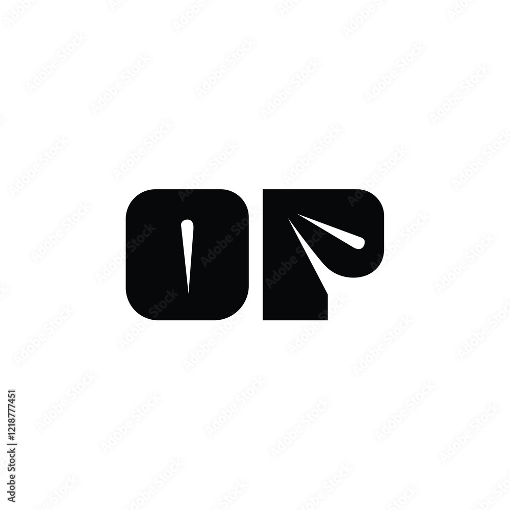 OP monogram logo design letter text name symbol monochrome logotype alphabet character simple logo OP monogram logo design letter text name symbol monochrome logotype alphabet character simple logo